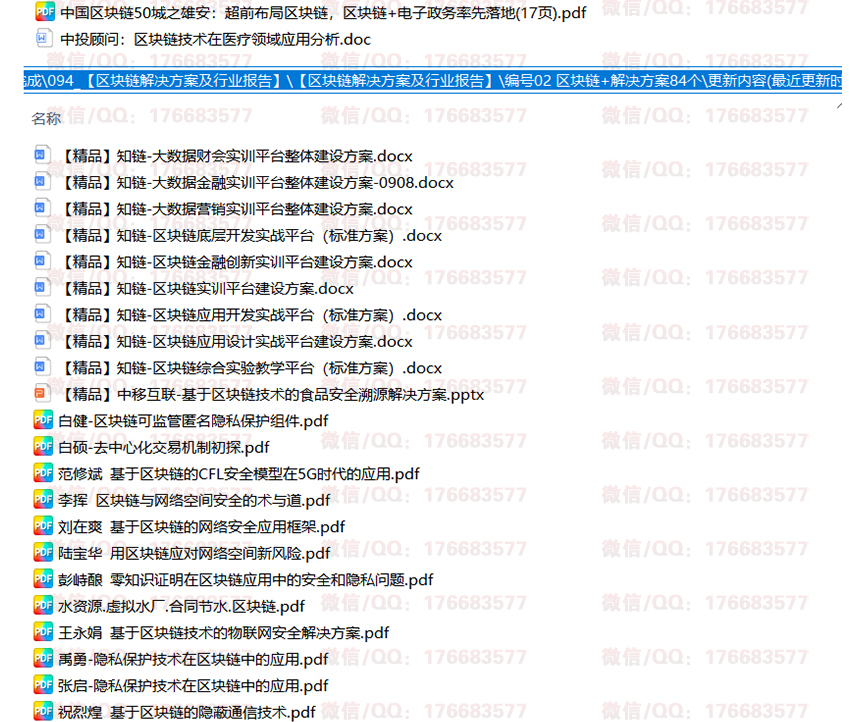 区块链解决方案及行业报告