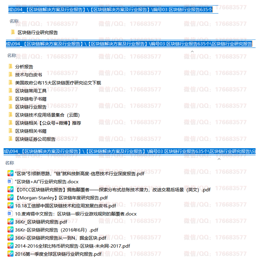 区块链解决方案及行业报告