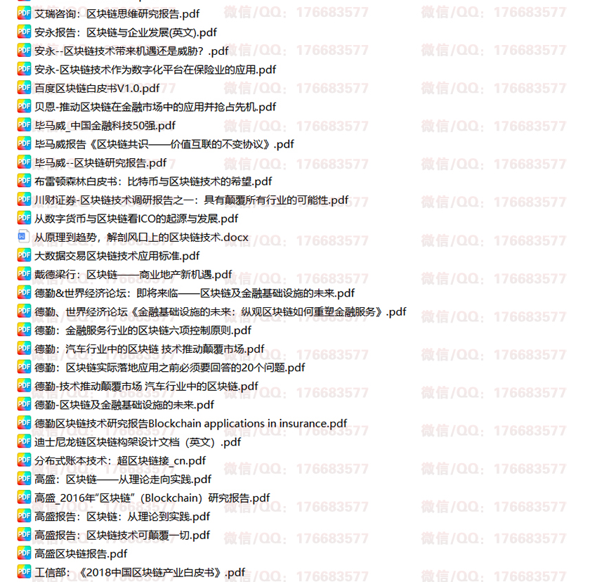 区块链解决方案及行业报告